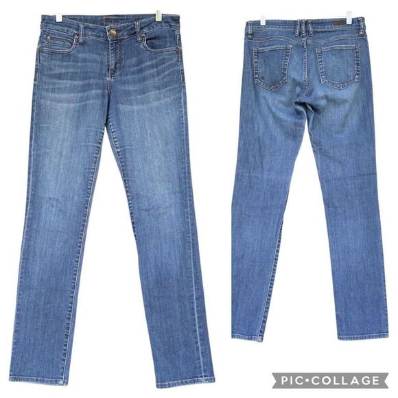 Kut from the Kloth Blue Jeans Light Wash 5 Pockets Straight Leg Women’s Size 6 - Picture 1 of 10